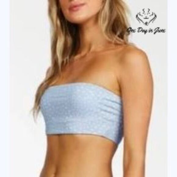 Billabong Tropical Jungle Sunny Reversible Bikini Top Size S - Picture 3 of 7